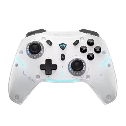 Kontroler do gier Machenike G5Pro Max bezprzewodowy ze stacją ładującą - biały
