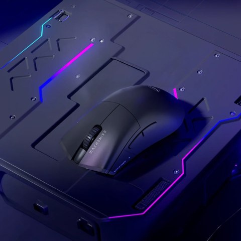 Mysz gamingowa Machenike L8 Max bezprzewodowa ze stacją ładującą - czarna