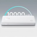 Powerbank Baseus Airpow Lite 10000mAh 15W z kablem Baseus Simple USB-A - USB-C 30cm - biały