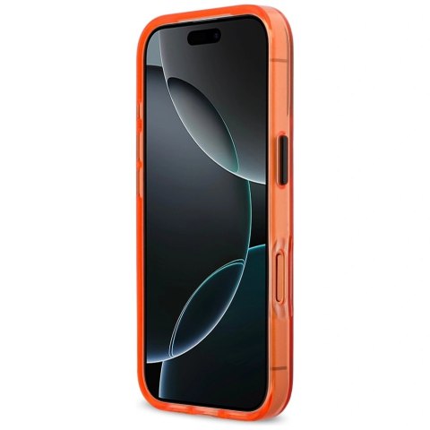 Etui BMW M IML Metal Logos MagSafe na iPhone 17 Pro - promarańczowe