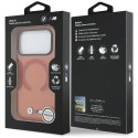 Etui BMW M IML Shockproof Metal Logos MagSafe na iPhone 17 Pro - promarańczowe