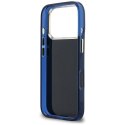 Etui Guess IML 4G Script Metal na iPhone 17 Pro Max - niebieskie