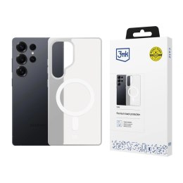 Etui 3mk Smoke MagCase na Samsung Galaxy S25 Ultra - białe-półprzezroczyste