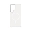Etui 3mk Smoke MagCase na Samsung Galaxy S25 Ultra - białe-półprzezroczyste