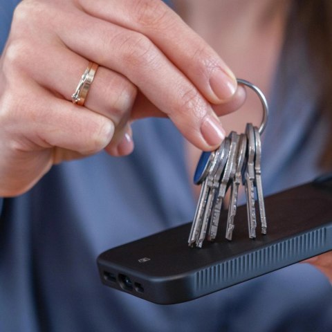 Etui 3mk Smoke MagCase na Samsung Galaxy S25 - białe-półprzezroczyste