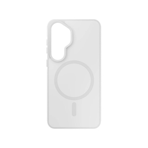 Etui 3mk Smoke MagCase na Samsung Galaxy S25 - białe-półprzezroczyste