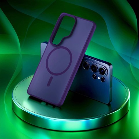 Etui 3mk Smoke MagCase na Samsung Galaxy S26 Ultra - fioletowe