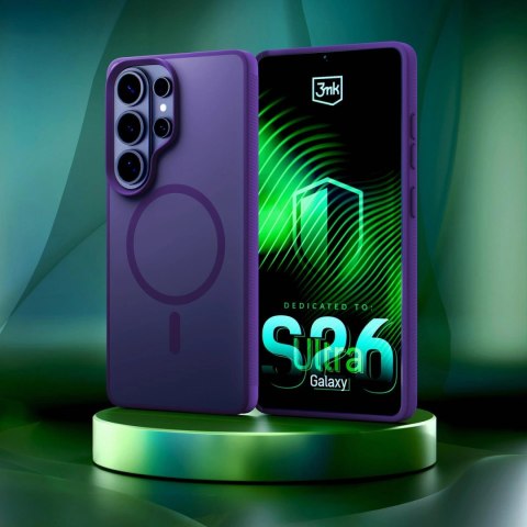 Etui 3mk Smoke MagCase na Samsung Galaxy S26 Ultra - fioletowe