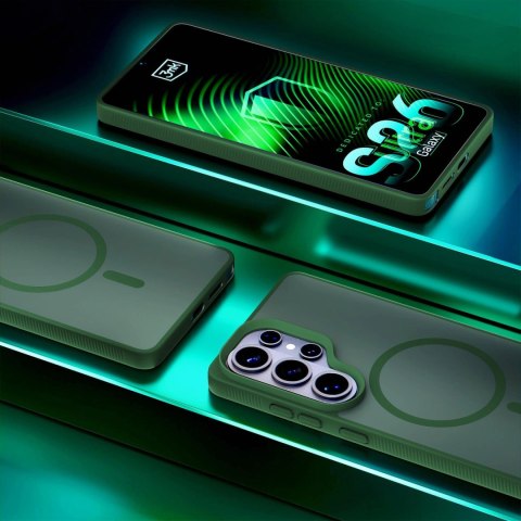 Etui 3mk Smoke MagCase na Samsung Galaxy S26 Ultra - zielone