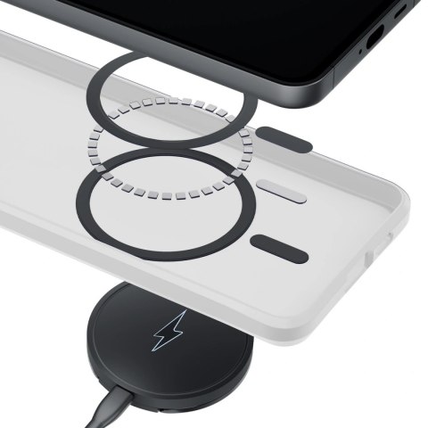 Etui 3mk Smoke MagCase na Samsung Galaxy S26 - białe