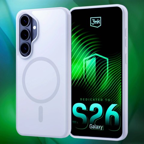 Etui 3mk Smoke MagCase na Samsung Galaxy S26 - białe