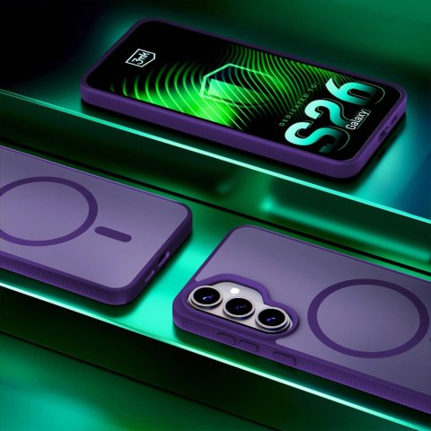 Etui 3mk Smoke MagCase na Samsung Galaxy S26 - fioletowe