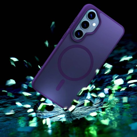 Etui 3mk Smoke MagCase na Samsung Galaxy S26 - fioletowe