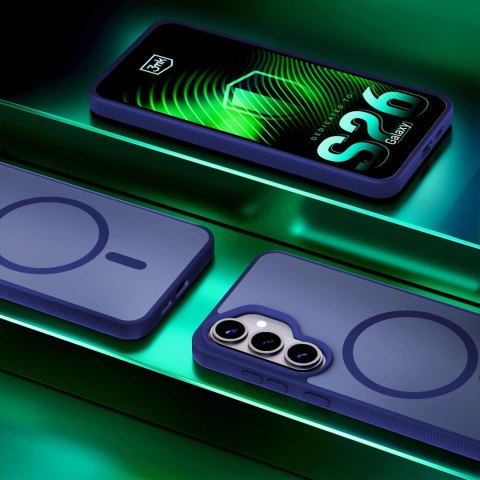Etui 3mk Smoke MagCase na Samsung Galaxy S26 - granatowe