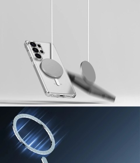 Etui Ringke Fusion Magnetic MagSafe na Samsung Galaxy S26 Ultra - przezroczyste