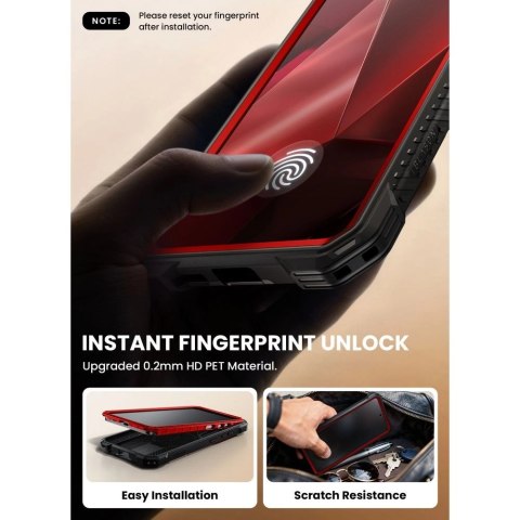 Etui Supcase ArmorBox Mag MagSafe na Samsung Galaxy S26 Ultra - czerwono-czarne