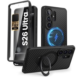 Etui Supcase Cosmo Mag MagSafe na Samsung Galaxy S26 Ultra - czarne