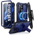 Etui Supcase iBlason ArmorBox Clip Mag MagSafe na Samsung Galaxy S26 Ultra - granatowo-czarne