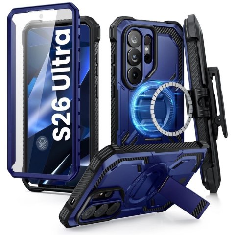 Etui Supcase iBlason ArmorBox Clip Mag MagSafe na Samsung Galaxy S26 Ultra - granatowo-czarne
