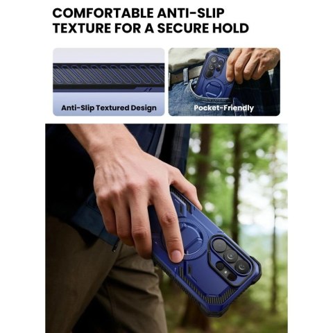 Etui Supcase iBlason ArmorBox Clip Mag MagSafe na Samsung Galaxy S26 Ultra - granatowo-czarne