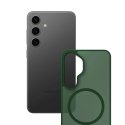 Etui 3mk Smoke MagCase na Samsung Galaxy S24 - zielone-półprzezroczyste