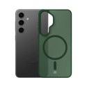 Etui 3mk Smoke MagCase na Samsung Galaxy S24 - zielone-półprzezroczyste
