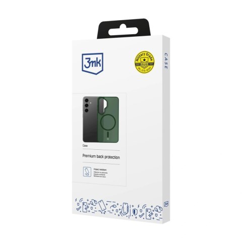 Etui 3mk Smoke MagCase na Samsung Galaxy S24 - zielone-półprzezroczyste