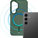Etui 3mk Smoke MagCase na Samsung Galaxy S24 - zielone-półprzezroczyste