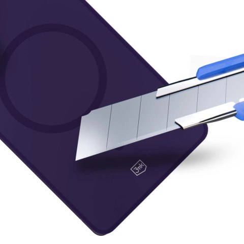 Etui 3mk Smoke MagCase na Samsung Galaxy S25 Ultra - fioletowe-półprzezroczyste