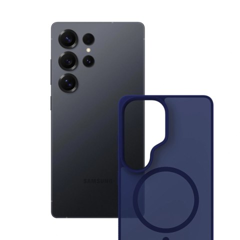 Etui 3mk Smoke MagCase na Samsung Galaxy S25 Ultra - niebieskie-półprzezroczyste