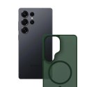 Etui 3mk Smoke MagCase na Samsung Galaxy S25 Ultra - zielone-półprzezroczyste