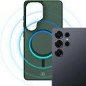 Etui 3mk Smoke MagCase na Samsung Galaxy S25 Ultra - zielone-półprzezroczyste