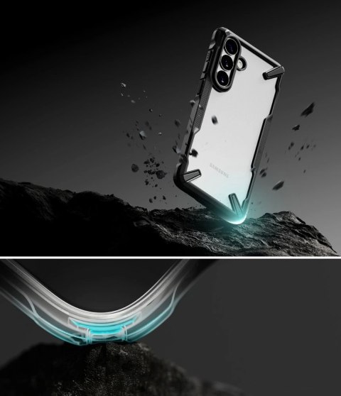 Etui Ringke Fusion X na Samsung Galaxy S26+ - przezroczysto-czarne