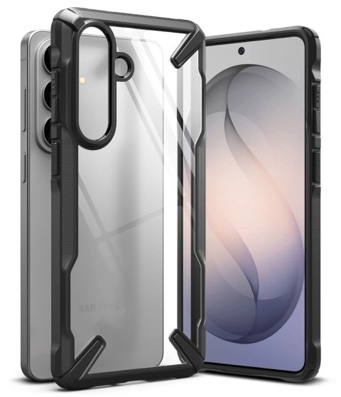 Etui Ringke Fusion X na Samsung Galaxy S26 - przezroczysto-czarne
