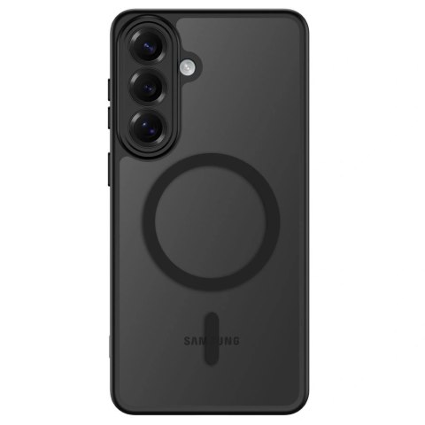 Etui Tech-Protect BasicMag MagSafe na Samsung Galaxy S26+ - przezroczysto-czarne