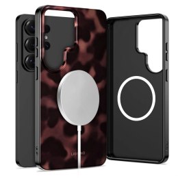 Etui Tech-Protect Lamano MagSafe na Samsung Galaxy S26 Ultra - brązowo-czarne