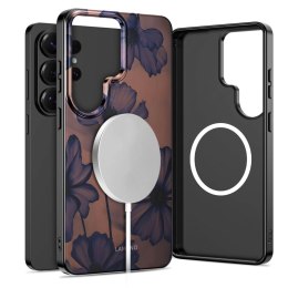 Etui Tech-Protect Lamano MagSafe na Samsung Galaxy S26 Ultra - brązowo-fioletowe