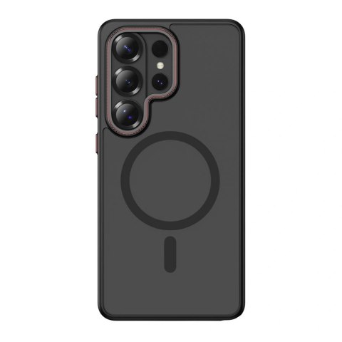 Etui Tech-Protect MagCam MagSafe na Samsung Galaxy S26 Ultra - czarno-czerwone