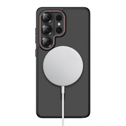 Etui Tech-Protect MagCam MagSafe na Samsung Galaxy S26 Ultra - czarno-czerwone