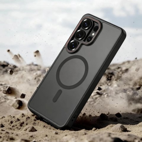 Etui Tech-Protect MagCam MagSafe na Samsung Galaxy S26 Ultra - czarno-czerwone