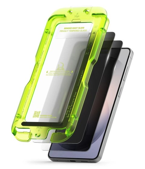 Szkło hartowane Ringke Easy Slide Privacy 2-Pack na Samsung Galaxy S26+