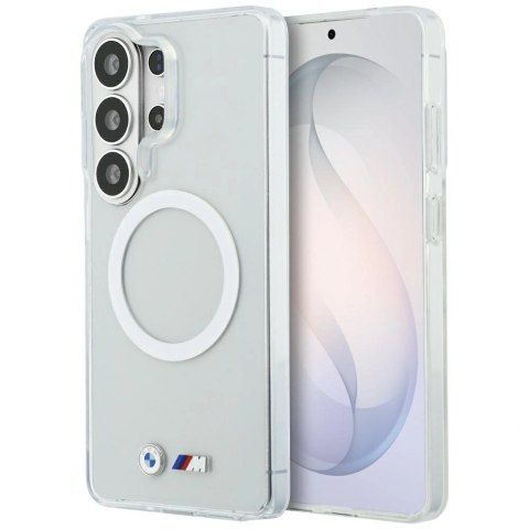 Etui BMW IML Shockproof Metal Logo MagSafe na Samsung Galaxy S26 Ultra - przezroczyste