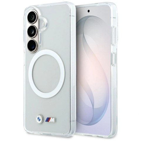 Etui BMW IML Shockproof Metal Logo MagSafe na Samsung Galaxy S26 - przezroczyste