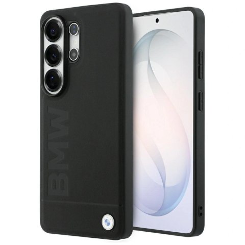 Etui BMW Leather Hot Stamp MagSafe na Samsung Galaxy S26 Ultra - czarne