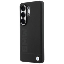 Etui BMW Leather Hot Stamp MagSafe na Samsung Galaxy S26 Ultra - czarne