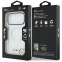 Etui BMW M IML Shockproof Metal Logos MagSafe na iPhone 17 Pro - przezroczyste