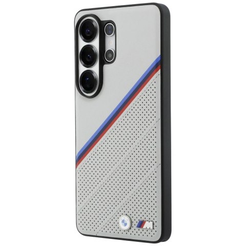 Etui BMW Tricolor Metal Logo MagSafe na Samsung Galaxy S26 Ultra - szare