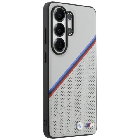 Etui BMW Tricolor Metal Logo MagSafe na Samsung Galaxy S26 Ultra - szare