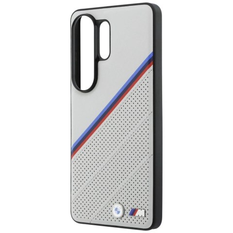 Etui BMW Tricolor Metal Logo MagSafe na Samsung Galaxy S26 Ultra - szare