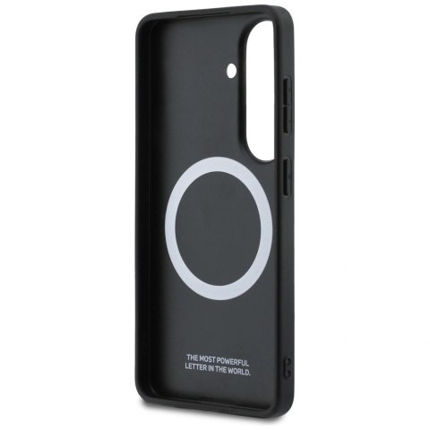 Etui BMW Tricolor Metal Logo MagSafe na Samsung Galaxy S26 - czarne
